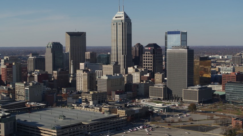 Indianapolis, IN Aerial Stock Footage