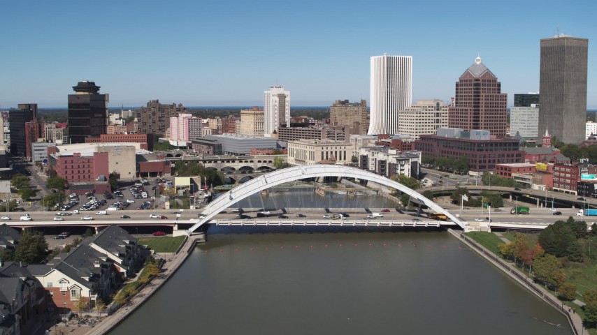 Rochester, NY Aerial Stock Footage